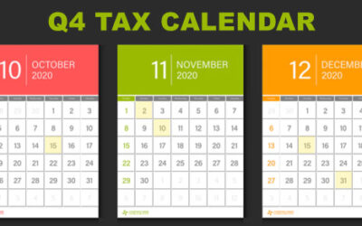 2020 Q4 tax calendar: Key deadlines for businesses and other employers